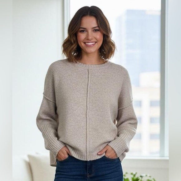 Little Lies Sweaters - Little Lies Leni Knit Sweater Anthropologie Oversized Pullover